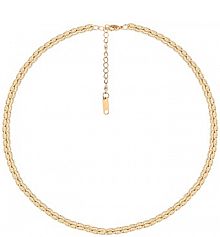 Naszyjnik PICKY PICA brązowy W.KRUK  pozłacany