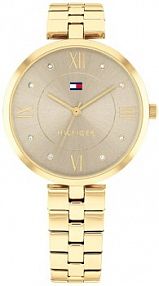 Zegarek TOMMY HILFIGER szary złoty damski W.KRUK   ELLA