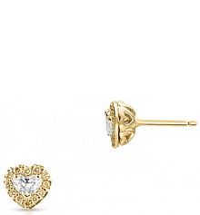 Kolczyki RECARLO żółte złote W.KRUK