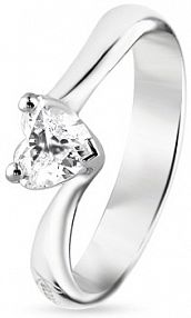 Pierścionek RECARLO biały szary brązowy złoty W.KRUK  białe złoto