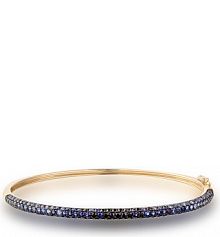 Bransoletka W.KRUK czarna niebieska granatowa złota Kwiaty Nocy