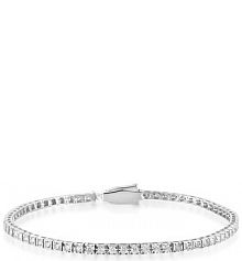 Bransoletka RECARLO biała brązowa złota różowa W.KRUK  białe złoto