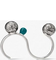 Pierścionek W.KRUK zielony różowy PEŁNIA NOSOWSKA x