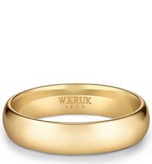 Pierścionek W.KRUK złoty Obrączka złota PROMESA