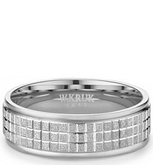 Pierścionek W.KRUK beżowy złoty różowy Obrączka złota MAGNETICA