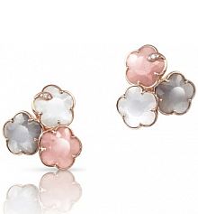 Kolczyki PASQUALE BRUNI białe złote różowe W.KRUK