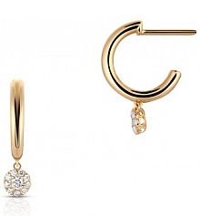 Kolczyki RECARLO złote W.KRUK