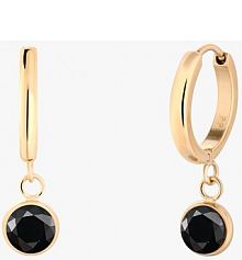 Kolczyki PICKY PICA czarne W.KRUK  Black Orbit  Vesper