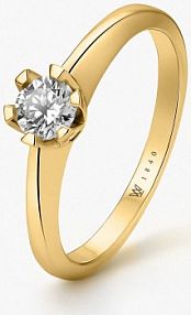 Pierścionek W.KRUK biały żółty złoty różowy Zaręczynowy  Jedyny