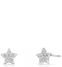 Kolczyki W.KRUK srebrne Z cyrkoniami gwiazdy