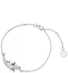 Bransoletka W.KRUK srebrna Baśniowa