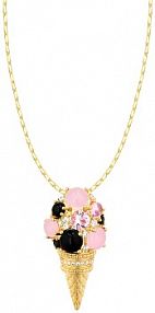 Naszyjnik PICKY PICA  W.KRUK Wisiorek Lodowy Deser Wonderland