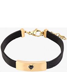 Bransoletka PICKY PICA czarna W.KRUK  Heart Beat  Vesper