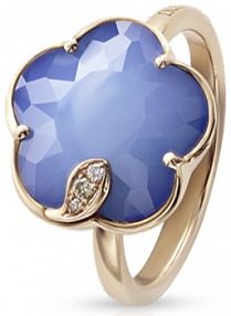 Pierścionek PASQUALE BRUNI biały niebieski zielony złoty różowy W.KRUK  różowe złoto