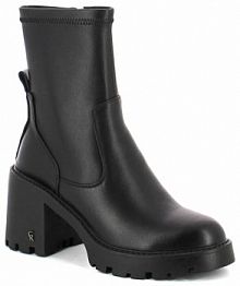 Botki na obcasie Carinii czarne