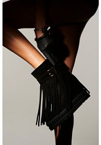 Botki na obcasie Carinii czarne