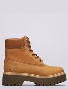Trzewiki Timberland brązowe damskie Stone Street 6 Inch Lace Up Wp Boot
