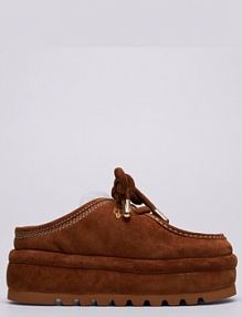 Półbuty wsuwane Naked Wolfe brązowe damskie Blizzard