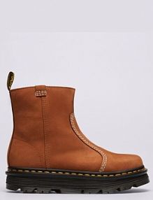 Trzewiki Dr. Martens brązowe damskie Dr.martens Zebzag Rigger Boot Warm Lined