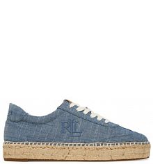 Espadryle LAUREN RALPH LAUREN niebieskie damskie