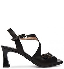 Sandały na obcasie Hispanitas czarne