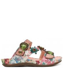 Klapki Laura Vita kolorowe damskie