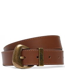 Pasek Tommy Jeans brązowy damski