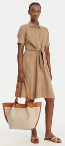 Torebka shopperka Coccinelle beżowa