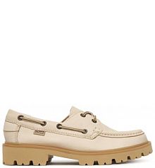 Sneakersy Clarks kremowe damskie