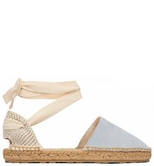 Espadryle LOVE MOSCHINO niebieskie jasne damskie
