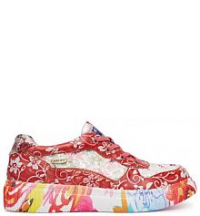 Sneakersy Laura Vita czerwone damskie