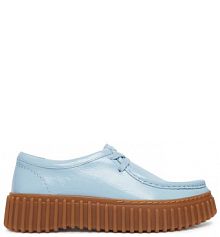 Półbuty Clarks niebieskie jasne damskie