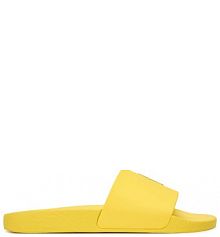 Klapki Polo Ralph Lauren żółte damskie