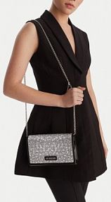 Torebka wieczorowa LOVE MOSCHINO czarna