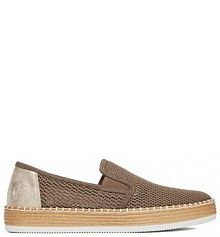 Espadryle Rieker szare damskie
