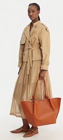 Torebka shopperka Coccinelle brązowa