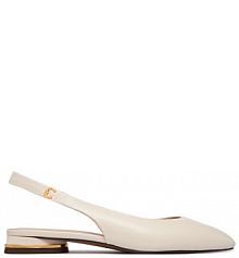 Baleriny Coccinelle kremowe