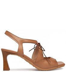 Sandały na obcasie Hispanitas beżowe