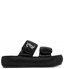 Klapki Juicy Couture czarne damskie