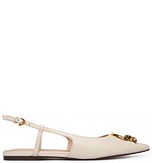 Baleriny Coccinelle białe