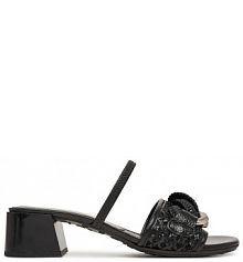 Sandały na obcasie Hispanitas czarne