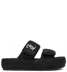 Klapki Juicy Couture czarne damskie