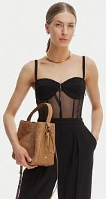 Worek Elisabetta Franchi beżowy