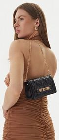 Torebka wieczorowa LOVE MOSCHINO czarna