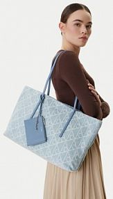 Torebka shopperka Calvin Klein niebieska