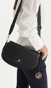 Torebka listonoszka Beverly Hills Polo Club czarna