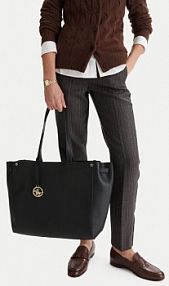 Torebka shopperka Beverly Hills Polo Club czarna