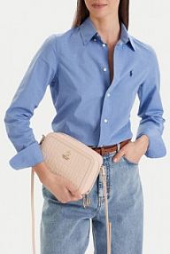Torebka listonoszka Beverly Hills Polo Club kremowa