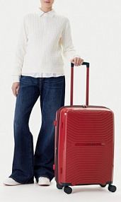 Walizka Beverly Hills Polo Club czerwona