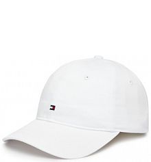 Czapka z daszkiem Tommy Hilfiger biała damska